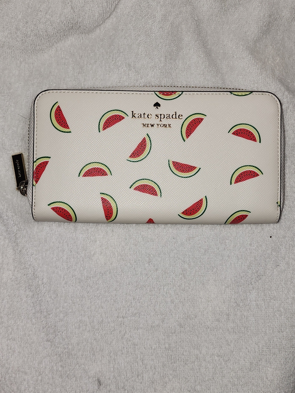 ♠️ KATE SPADE ♠️ Staci Watermelon Party Large Continental Zip Around Wallet NWT